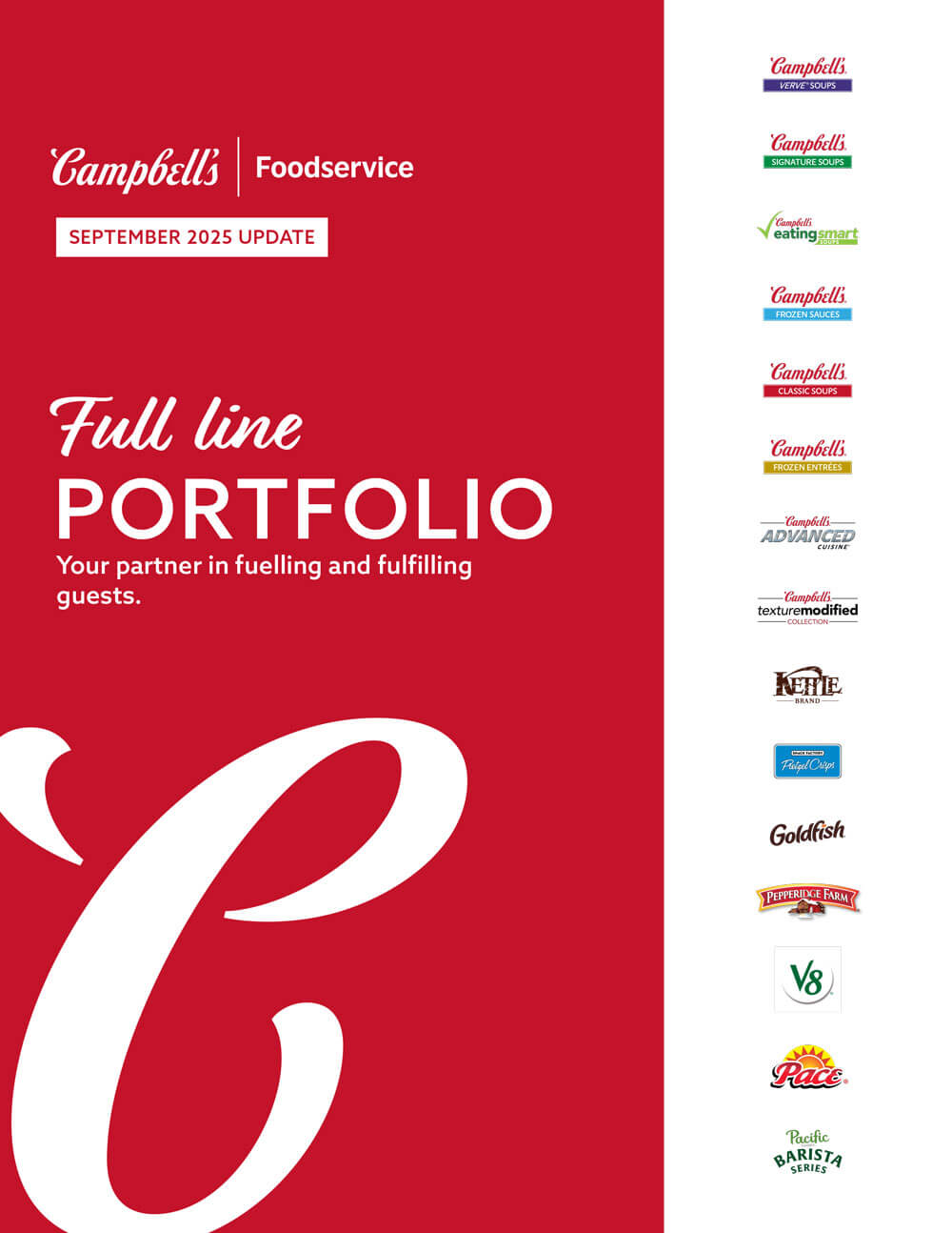 Campbell's Foodservice Full-Line Brochure Cover
