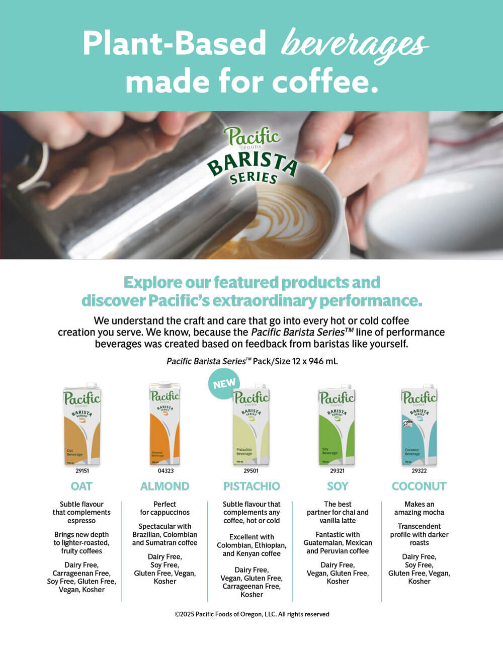 Campbell’s Foodservice Pacific Barista Series Brochure - Fall 2025