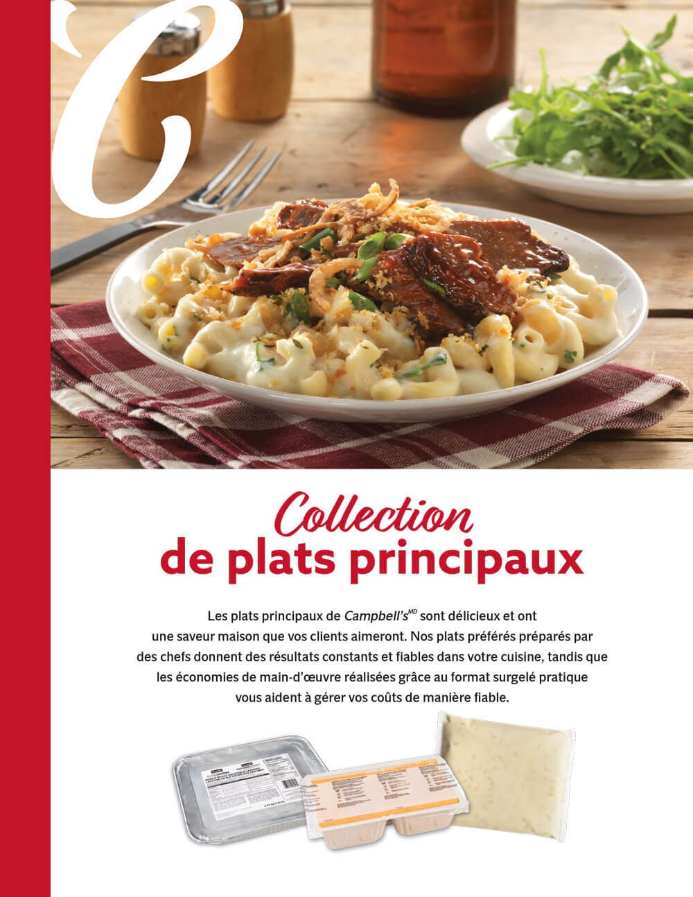 Campbells Service Alimentaire Collection de plats principaux