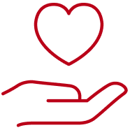 icon Heart over Hand