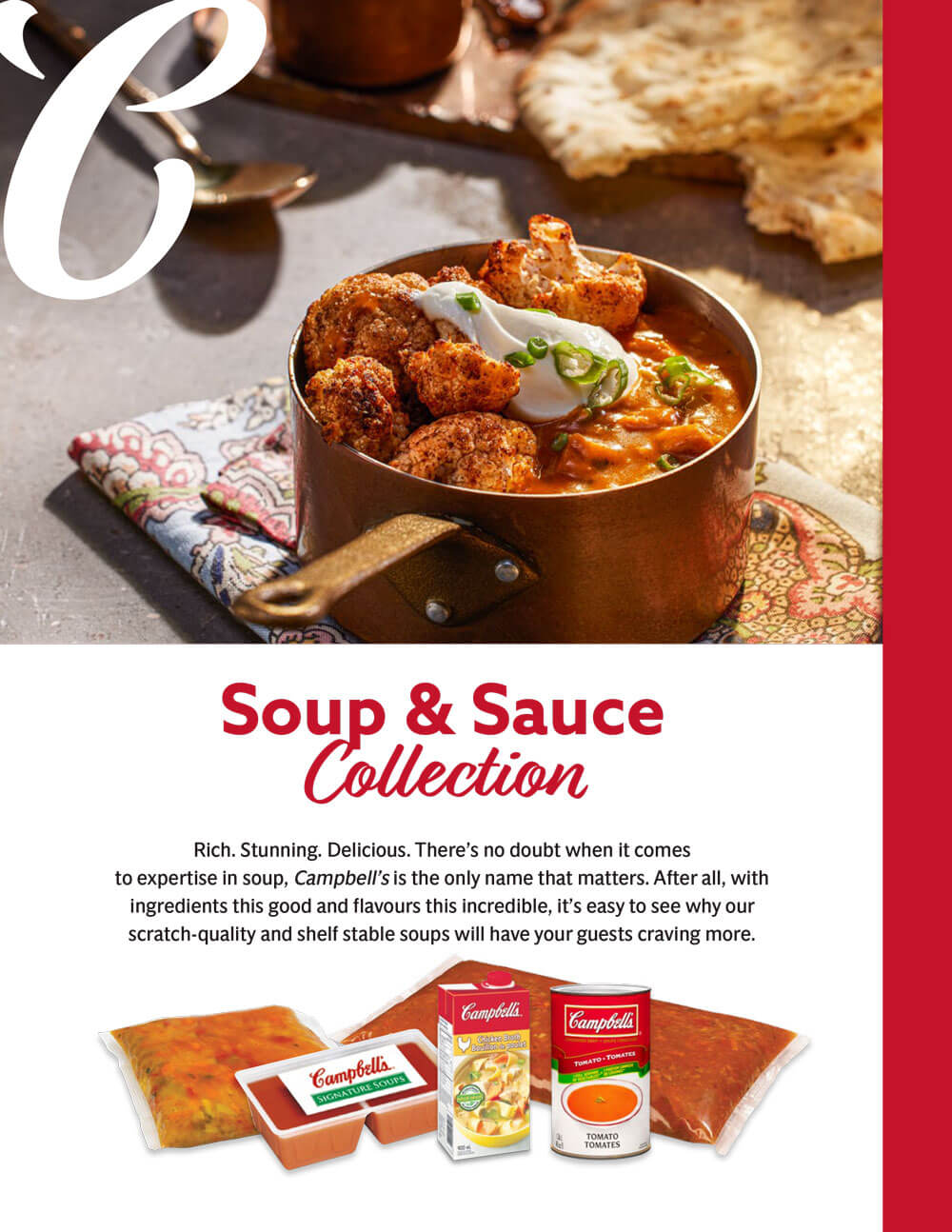 Campbell‘s Foodservice Soup & Sauce Collection - Fall 2025
